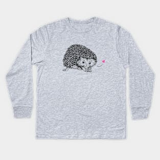 Hedgehog Kids Long Sleeve T-Shirt